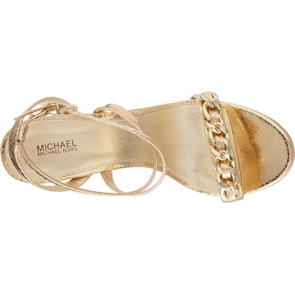 Gold MK Heels - Picture 4 of 5